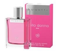 bugatti Perfume mujer bella donna rosa edP 60 ml I perfume floral afrutado mujer para todas las edades y todas las ocasiones I elegante combinación de limón, frambuesa, pétalos de rosa y almizcle I