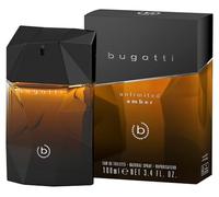 bugatti Perfume para hombre "unlimited amber" 100 ml I Eau de Toilette para hombre con bergamota, manzana, notas marinas y madera de cedro, fresco, elegante y equilibrado I Perfume para hombre