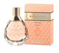 bugatti Perfume para mujer Felicità Apricot EdP 60 ml I Perfume floral afrutado para mujer en frasco de cristal I Tonos veranicos de albaricoque, lichi, hibisco, vainilla y almizcle I Feminines Eau de