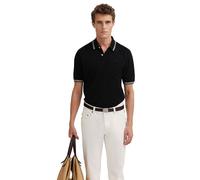bugatti Polo de Manga Corta para Hombre, Moderno, Elegante, algodón, clásico, cómodo, Verano, Ocio, 290-negro, XL