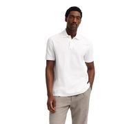 bugatti Polo para Hombre 1:2 Brazo, blanco-10, M