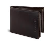 bugatti Romano Cartera para Hombre de Piel con Solapa, protección RFID y Compartimento para Monedas - Marrón
