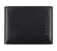 bugatti Romano Cartera para Hombre de Piel Resistente con Bloqueo RFID, Formato Horizontal - Negro
