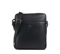 Bugatti Romeo Bandolera negro, cuero, hombre