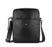 bugatti Romeo bolso bandolera pequeño de cuero, para hombre, negro