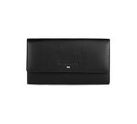 bugatti Romeo Cartera para Mujer, 100% Cuero, con protección RFID y Solapa, Negro
