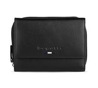 bugatti Romeo Cartera para Mujer, 100% Cuero, con protección RFID y múltiples Compartimentos, Negro