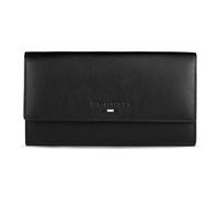 bugatti Romeo Cartera para Mujer, 100% Cuero, con protección RFID y Solapa, Negro