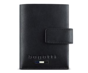 bugatti Romeo Estuche para tarjetas de crédito Protección RFID Piel 7.5 cm negro