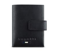 bugatti Romeo Tarjetero Bloqueo RFID Piel natural 7.5 cm negro