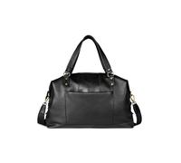 bugatti Ryan Bolsa de Viaje de Cuero, Bolsa Deportiva versátil con Correa de Hombro, Negro