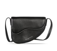bugatti Sadie Bolso Bandolera Pequeño de Piel para Mujer, Negro