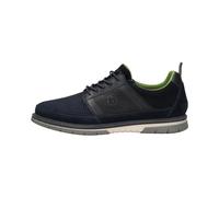 bugatti Sammy Comfort, Zapatos de Encaje Hombre, Azul, 45 EU
