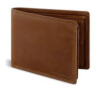 bugatti Savona Cartera de Piel auténtica para Hombre con RFID y Monedero - Coñac