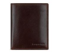 bugatti Savona Cartera Vertical de Cuero de búfalo con protección RFID - Marrón