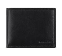 bugatti Savona Monedero para Hombre de Piel de búfalo, protección RFID, Formato apaisado - Negro