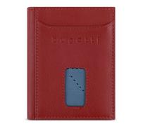 bugatti Secure Slim Cartera Protección RFID Piel 8 cm rojo