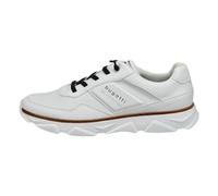 bugatti Sportlicher Sneaker mit Memory Foam, Elastische Schnürsenkel, Zapatillas Hombre, Blanco, 41 EU