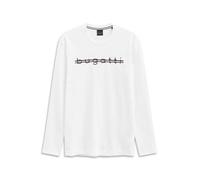bugatti Sudadera para Hombre con Cuello Redondo y Corte Moderno, 10-Blanco, L