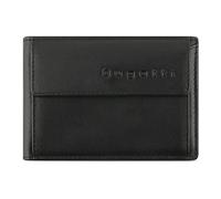 bugatti Super Slim Mini Billetera de Piel - Pequeña con Protección RFID, Negra