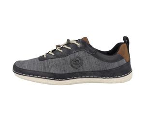Bugatti Tenis Deportivos para Hombre con función de Ajuste Suave, Cordones elásticos, Azul Oscuro, 42 EU