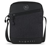 bugatti Universum Bolso bandolera para hombre, con compartimento para tablet, pequeño - Negro