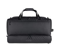 bugatti Universum Mochila y Bolsa de Viaje 2 en 1 de poliéster, Weekender y Mochila de día, Negro