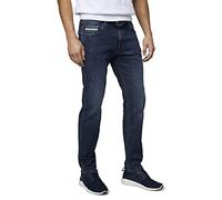 Bugatti Vaqueros para hombre Azul Oscuro Ajuste Moderno (Número de referencia: 3919D-26612), azul oscuro, 36W x 34L