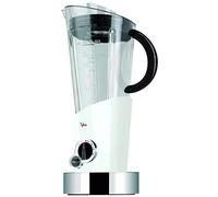 BUGATTI, Vela Evolution, Batidora eléctrica para batidos y smoothies, Función trituradora de hielo incluida, 4 velocidades, Capacidad 1,5 litros, 500 W, Diseño innovador, Color Blanco