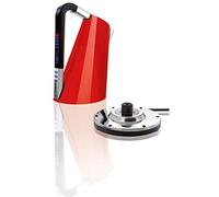 BUGATTI, Vera, Hervidor de agua eléctrico con ajuste de temperatura y temporizador, Capacidad 1,75 litros, 2400 W, Acero inoxidable, Color Rojo