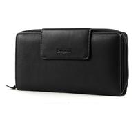 bugatti Vertice Cartera Tarjetero Mujer Piel 24 Tarjetas - Negro