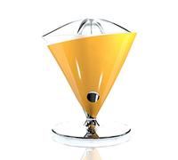 BUGATTI, Vita, Exprimidor eléctrico, Velocidad 90-95 rotaciones por minuto, Capacidad 0,6 litros, Filtro en acero inoxidable, 80 W, Diseño elegante, Color Amarillo