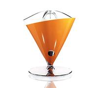 BUGATTI, Vita, Exprimidor eléctrico, Velocidad 90-95 rotaciones por minuto, Capacidad 0,6 litros, Filtro en acero inoxidable, 80 W, Diseño elegante, Color Naranja