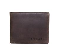 bugatti Volo Cartera Hombre Piel 12 CC con Monedero - Marrón