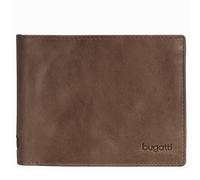 bugatti Volo Cartera Hombre Piel 12 CC con Monedero - Marrón