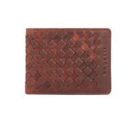 bugatti Woven Cartera Piel natural 11 cm Caja de regalo marrón