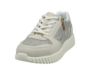 Bugatti Zapatillas Bajas para Mujer, con Cordones, Beige Metallics 5290, 37 EU