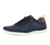 Bugatti Zapatillas Deportivas para Hombre con función de Ajuste Suave, Cordones elásticos, Dark Blue Cognac, 47 EU