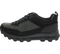 bugatti Zapatillas para Hombre 321-a9w06, Black Dark Grey, 44 EU
