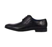 bugatti Zapato clásico de Negocios de Piel Derby con Ajuste cómodo para Hombre, Negro 23, 47 EU