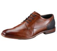 bugatti Mansueto Flex Evo, Zapatos de encaje, Hombre, Coñac, 40 EU