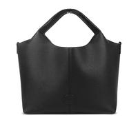 bugatti Zoe Shopper para mujer, bolso bag-in-bag de cuero sintético en negro