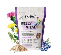 BugBell 800 g de alimento seco Premium, Respetuoso con el estómago, hipoalergénico, para Problemas con el páncreas o el hígado, Diente de león, Cardo Mariano, prebióticos y probióticos