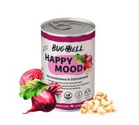 BugBell Comida húmeda Baja en purinas para Perros 400 g, Comida Vegana para Perros, Equilibrio hormonal equilibrado, Positivo para la agresión en el Perro, con Remolacha y anacardo y L-triptófano