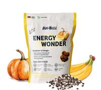 BugBell EnergyWonder Pienso 800 g - Hipoalergénico, sin cereales, con proteína de insecto, plátano, chía y L-Carnitina