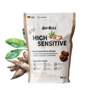 BugBell HighSensitive Pienso 800 g - Hipoalergénico, sin cereales, con proteína de insecto, tapioca, aceite de colza y lino