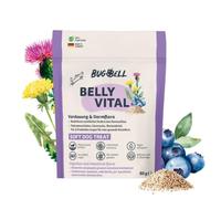BugBell Snacks Perros 60 g, digestión y microflora intestinal, Reduce la Grasa y Protege el estómago, para Problemas con diarrea y vómitos, Diente de león, Cardo Mariano, prebióticos y probióticos