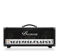 Bugera 6262 INFINIUM Ultimate Rock Tone Cabezal de amplificador de tubo de 2 canales de 120 vatios con reverberación y multiplicador de vida de tubo INFINIUM