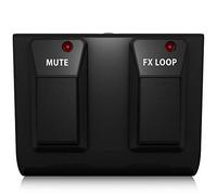 Bugera FSB102B Interruptor de pie de 2 botones de servicio pesado con caja de metal y LED de control