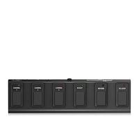 Bugera FSB106A Interruptor de pie de 6 botones de servicio pesado con caja de metal y LED de control